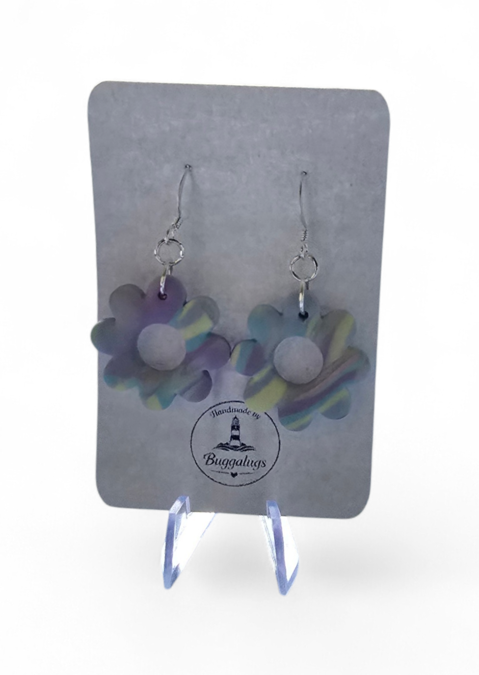 Spring daisy earrings