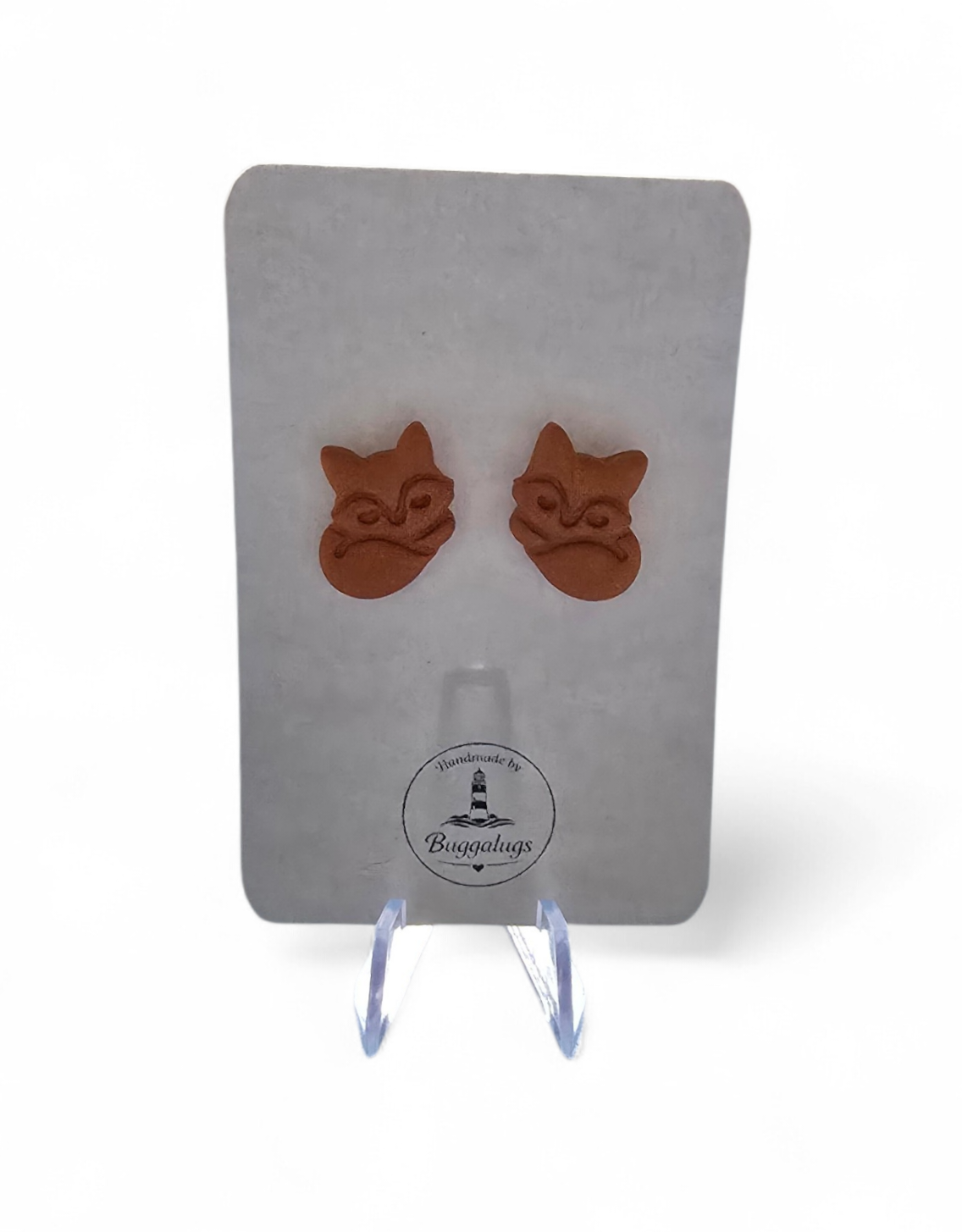 Fox stud earrings