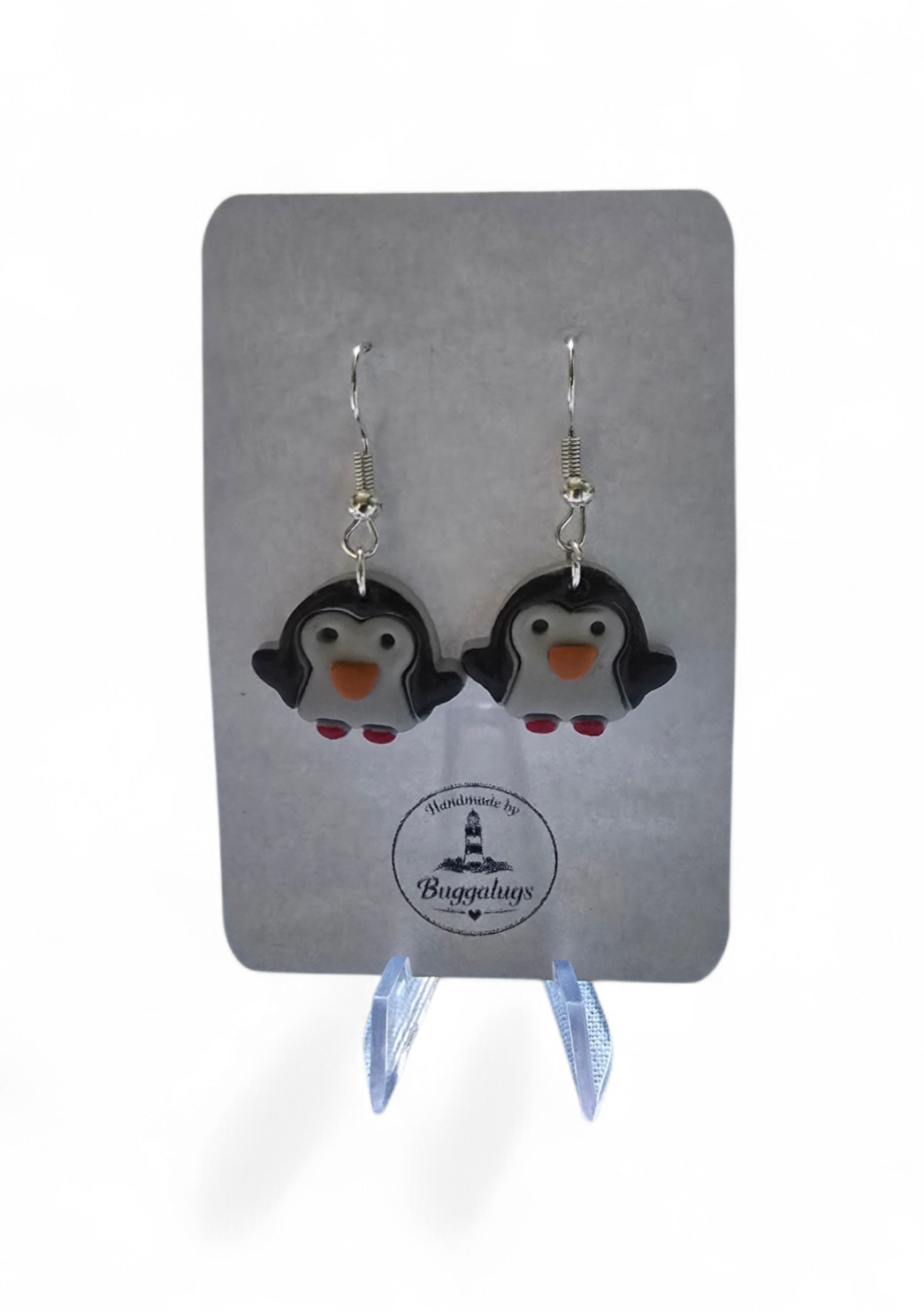 Penguin earrings