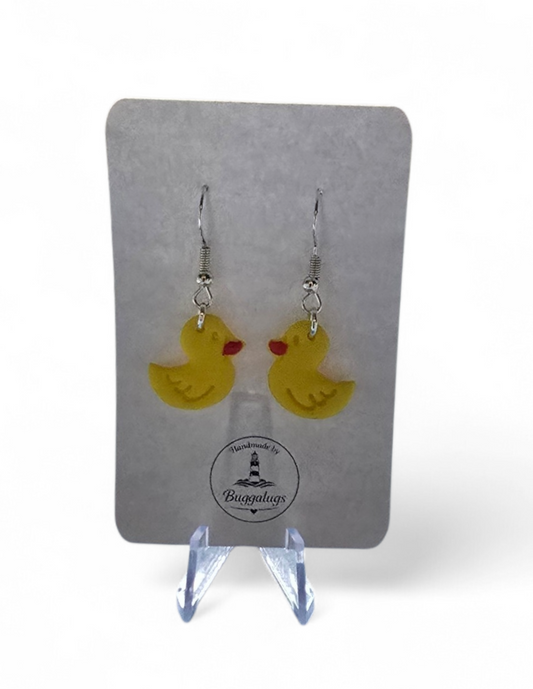 Duck earrings
