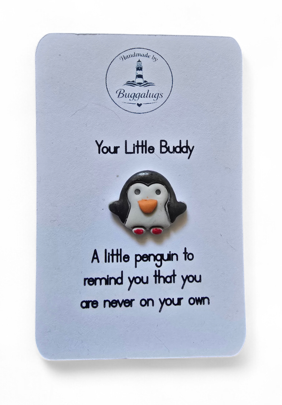 Little Buddy Penguin pin badge