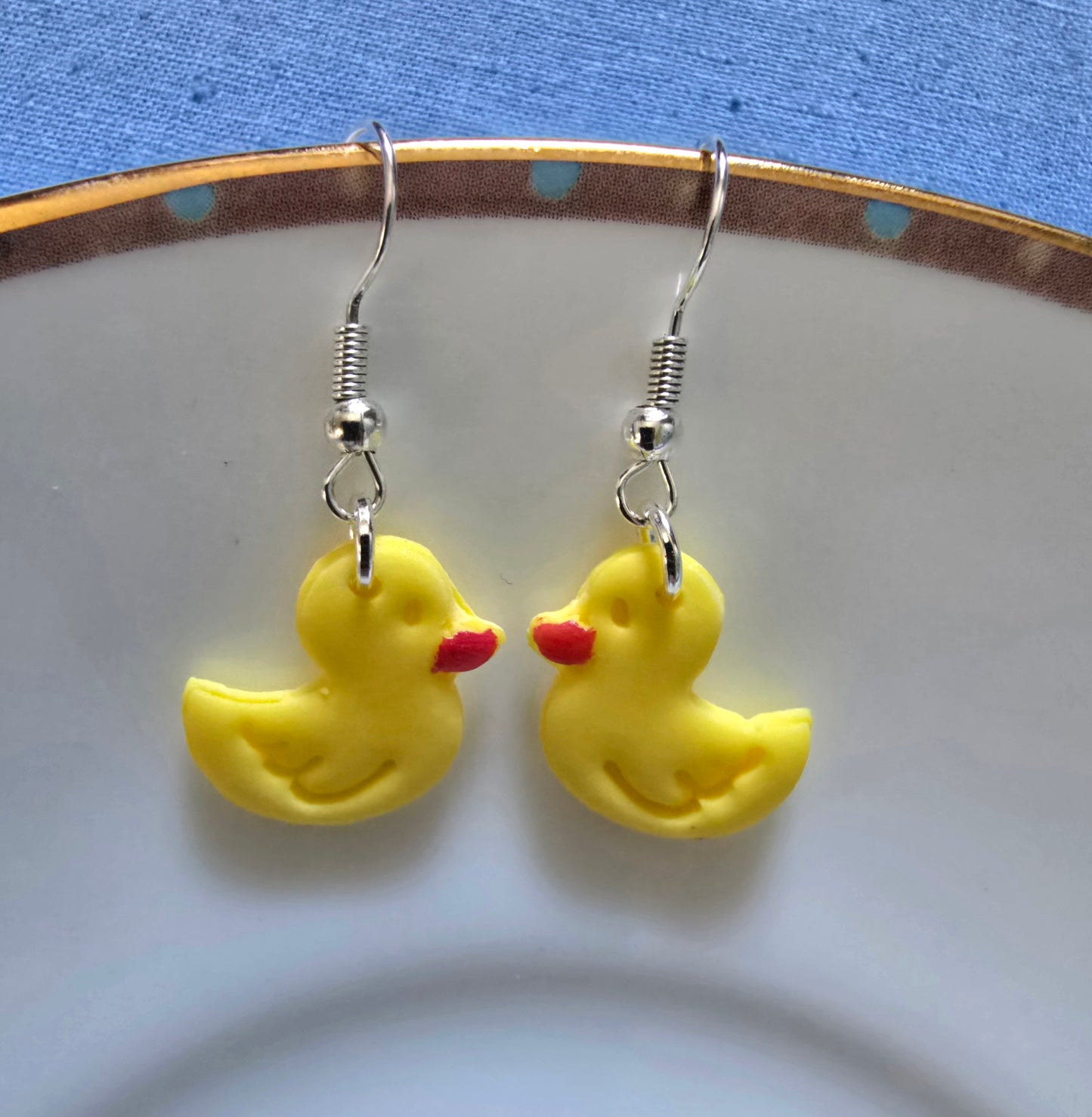 Duck earrings
