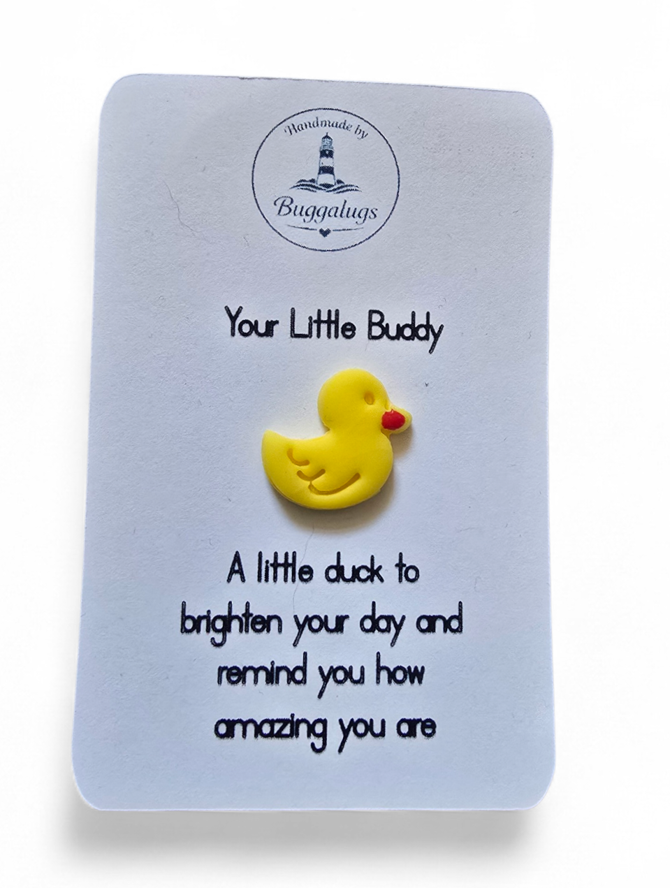 Duck Buddy pin badge